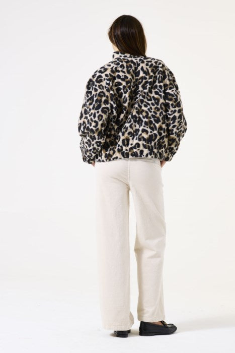 GARCIA SOFT TEDDY JACKET - CHEETAH