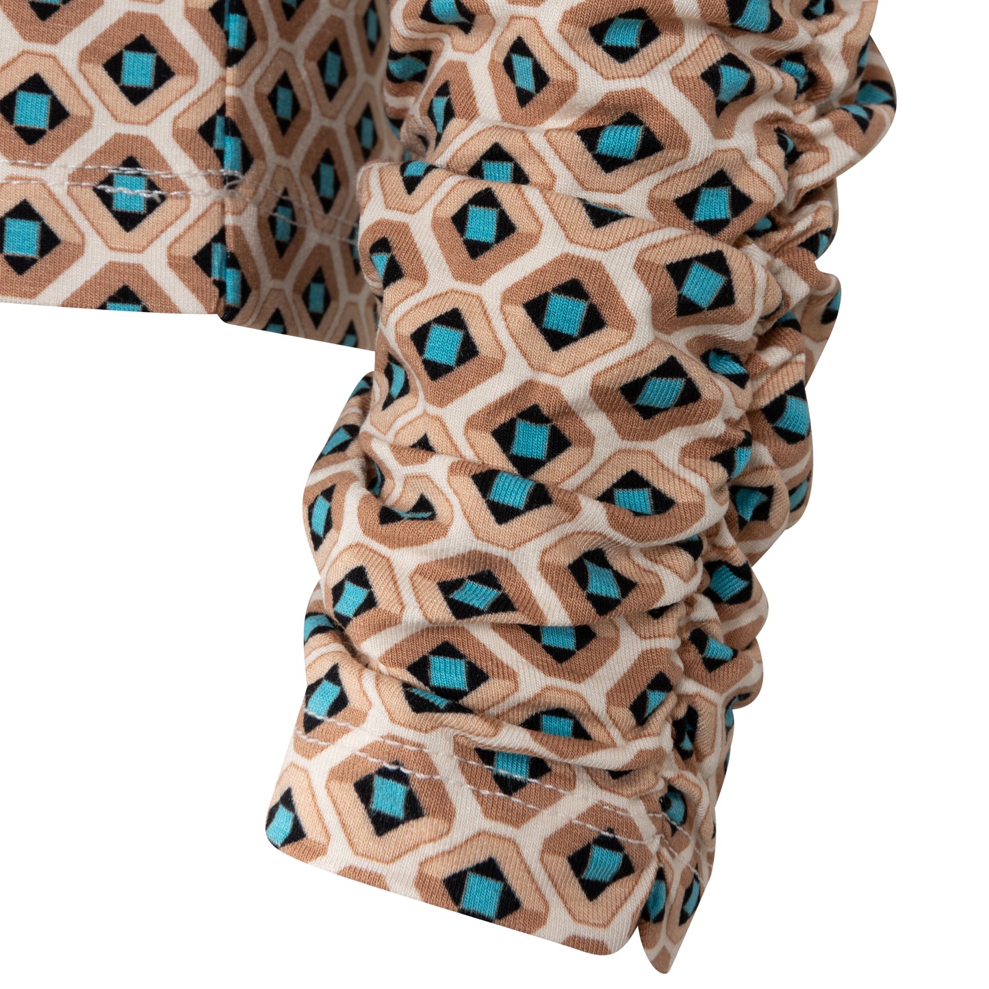 ESQUALO FANCY SHOULDER PRINT TOP - Vi-Leen's Fashions