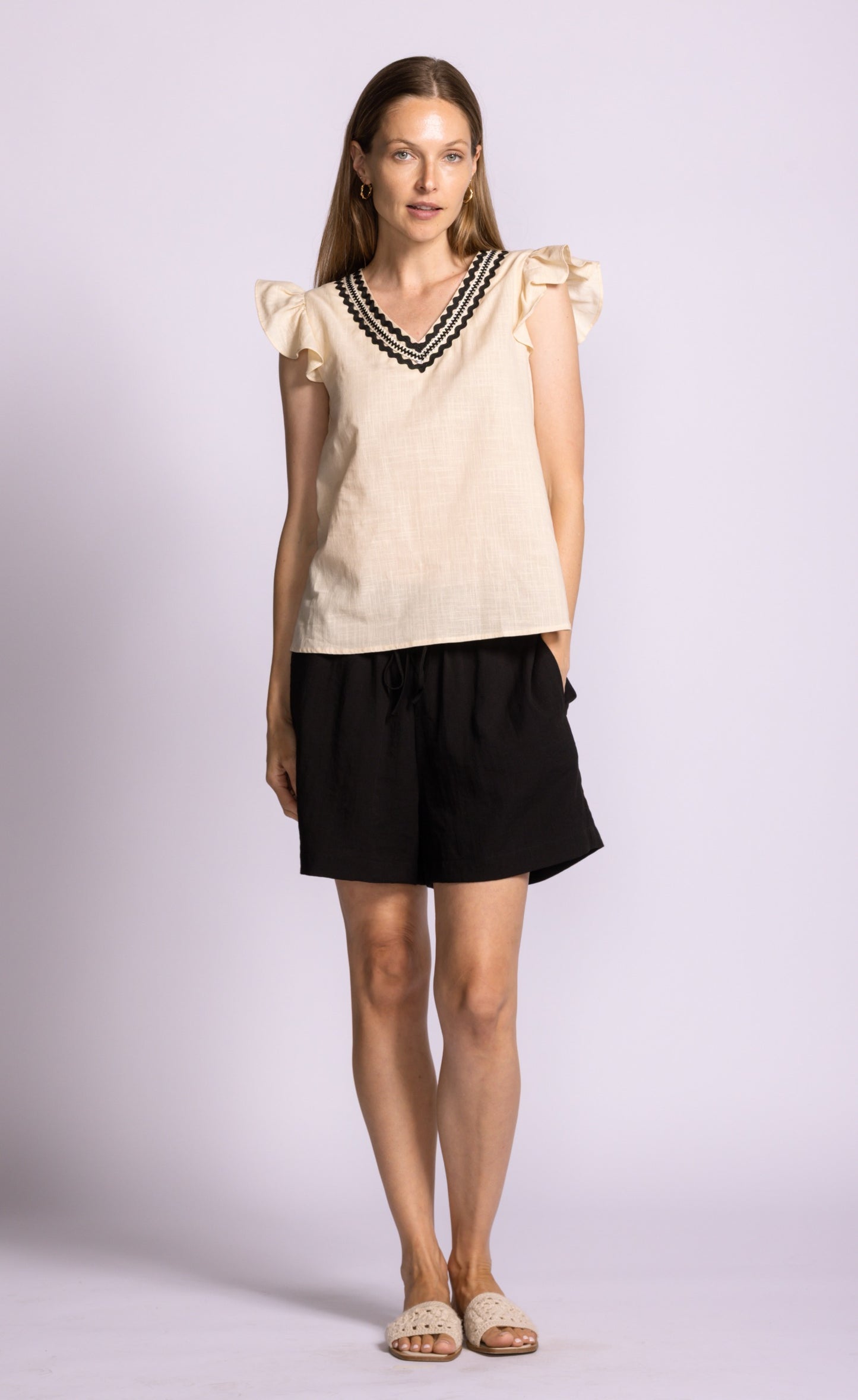 PINK MARTINI KILLION SHORT - BLACK - Vi-Leen's Fashions