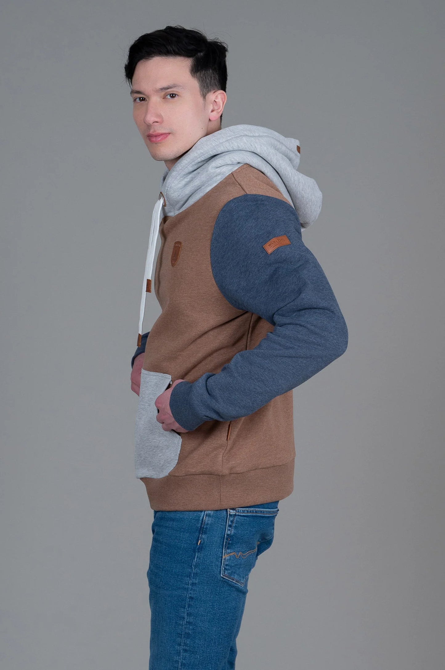 WANAKOME LOFTUS OAK MIX HOODIE