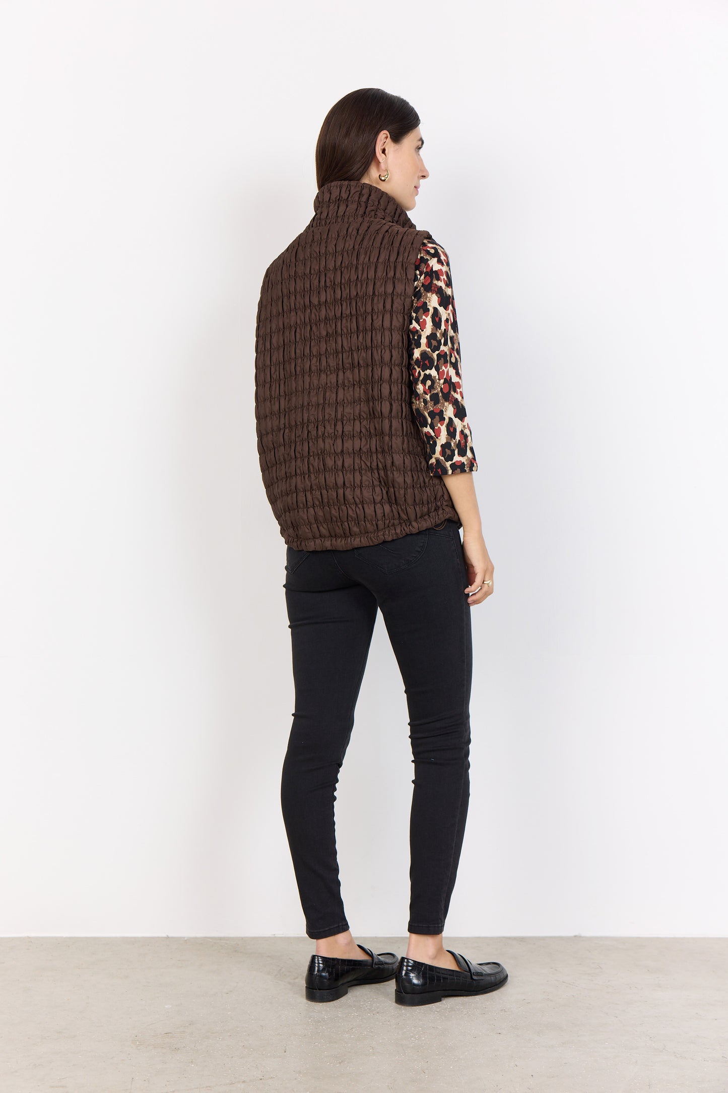 SOYACONCEPT SEVILLA VEST - HOT FUDGE