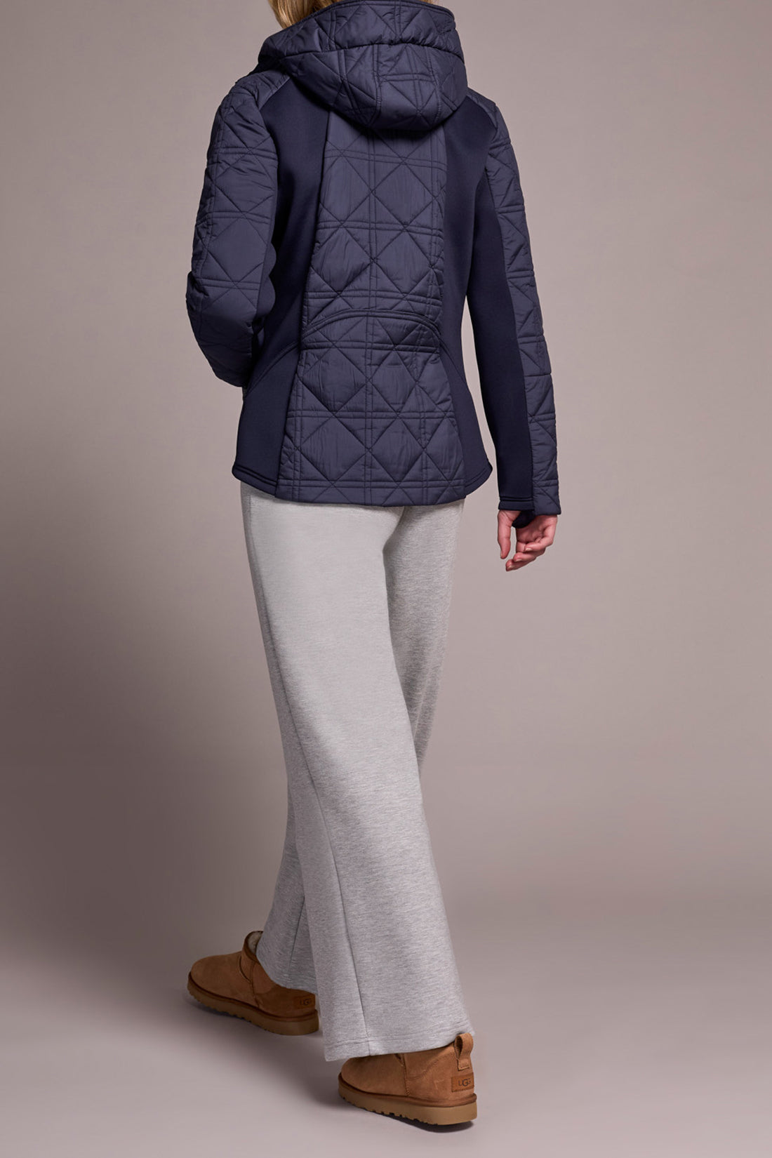 TRIBAL LIGHTWEIGHT JACKET WITH REMOVABLE HOOD - SAPPHIRE
