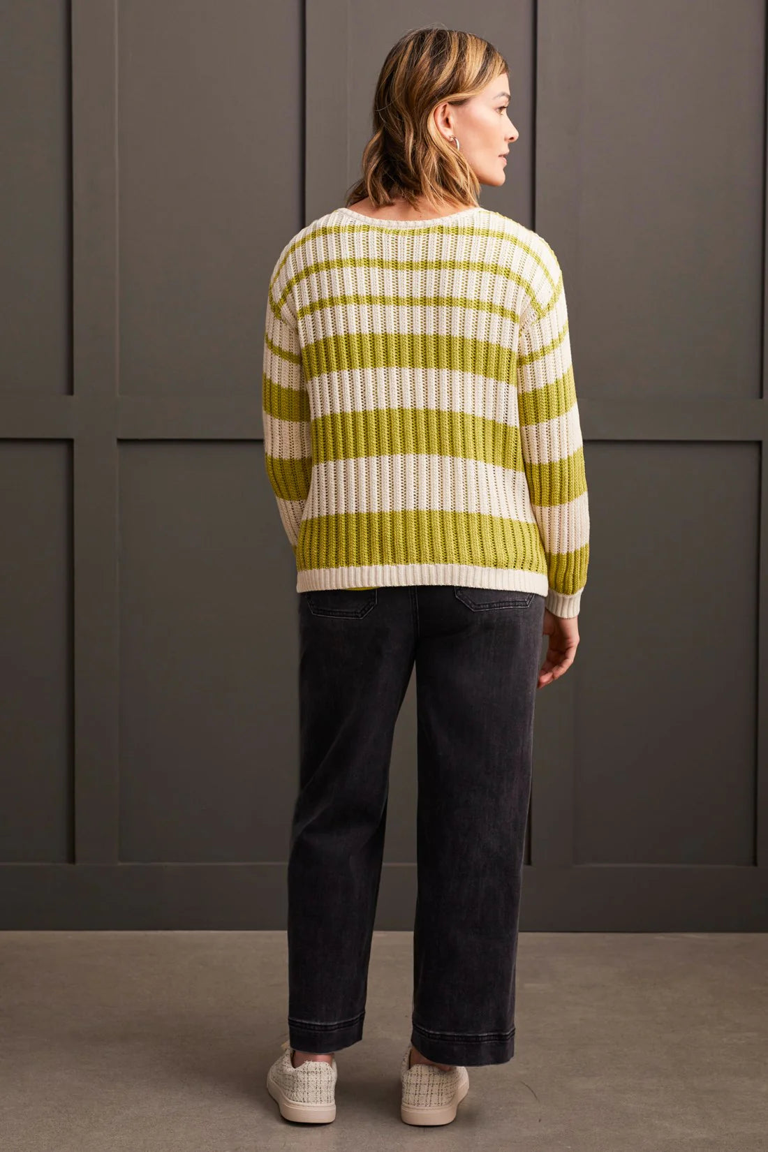 TRIBAL WEAR 2 WAYS CARDI SWEATER - PISTACHIO - Vi-Leen's Fashions
