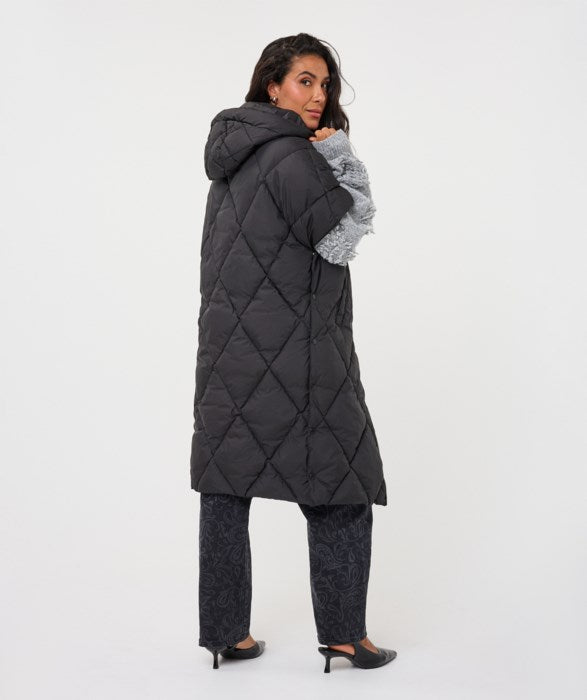 ESQUALO VEST WITH HOOD - BLACK