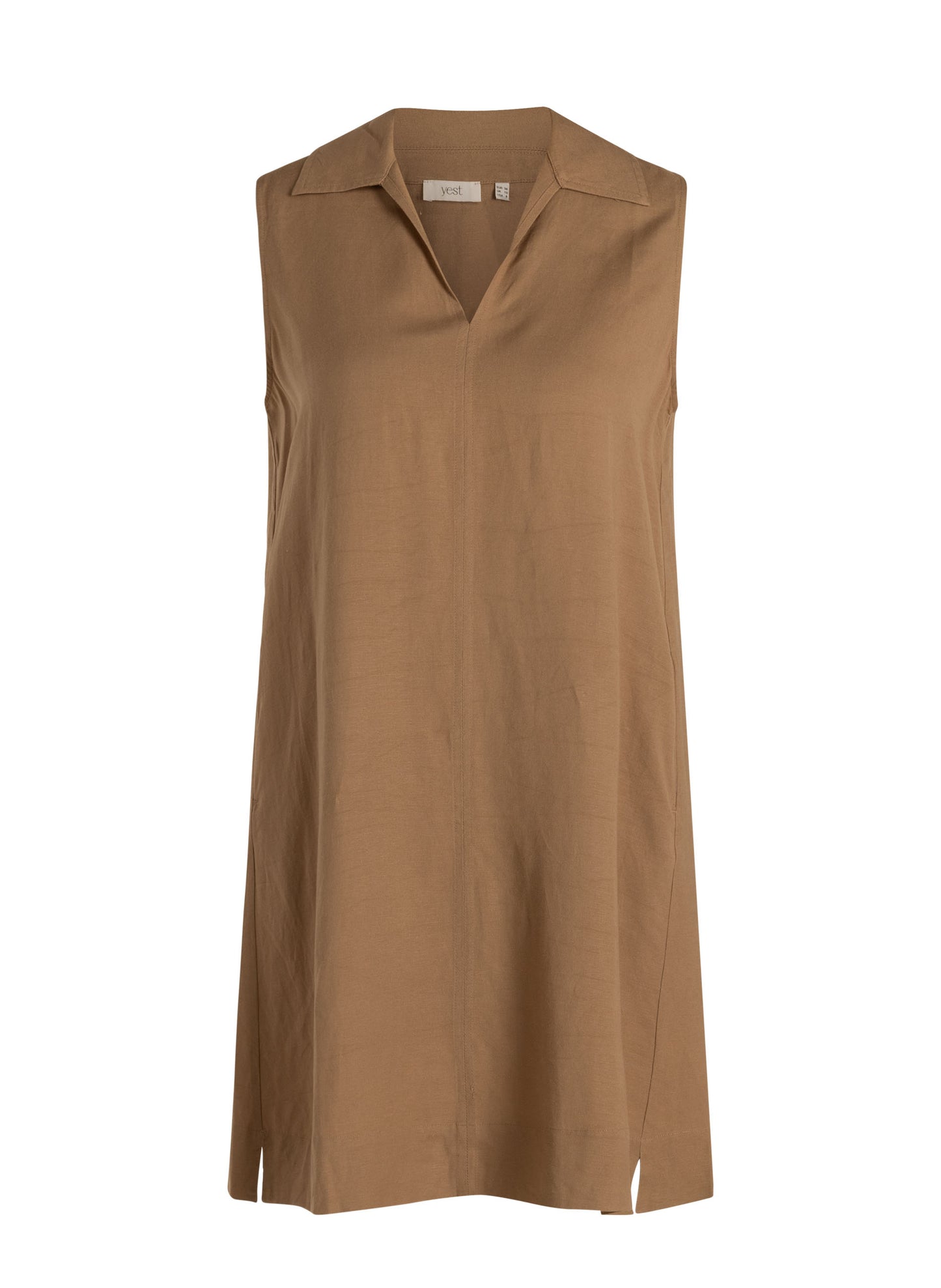 YEST METTE LINEN DRESS - TAUPE - Vi-Leen's Fashions