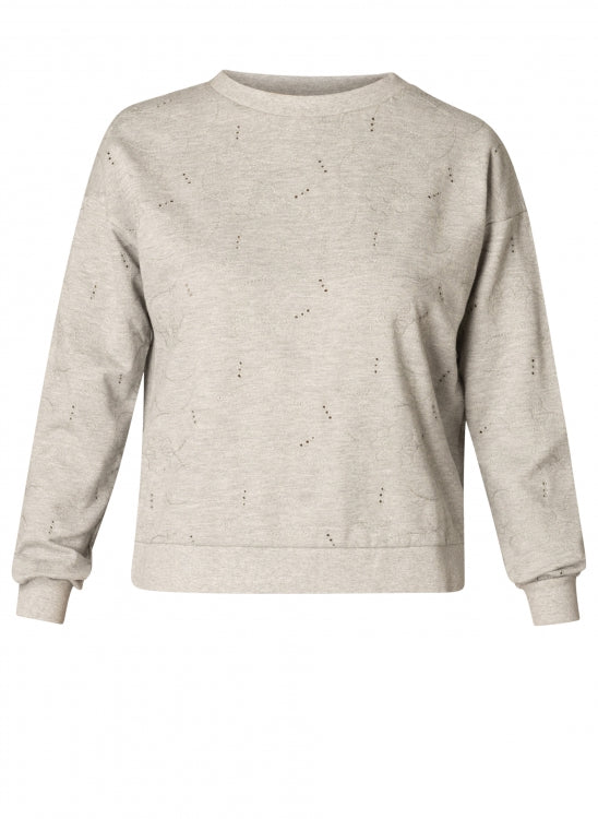 YEST BRIGITTA PULLOVER - LIGHT GREY