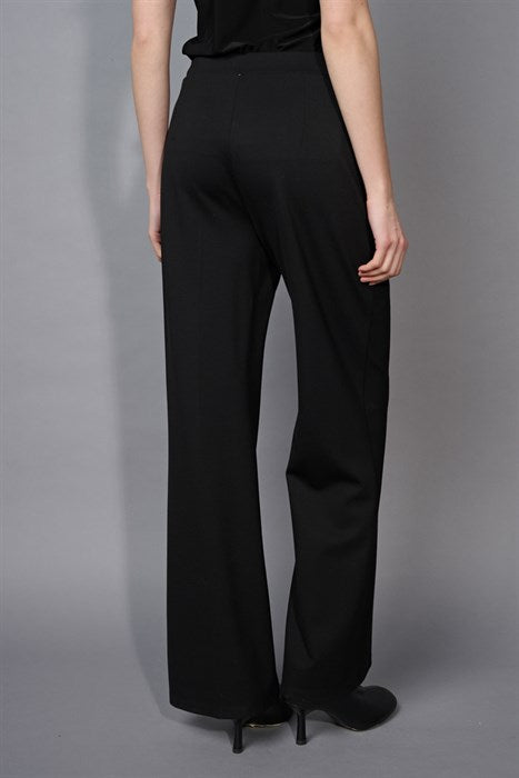 PICADILLY STRAIGHT LEG PULL ON PANT - BLACK