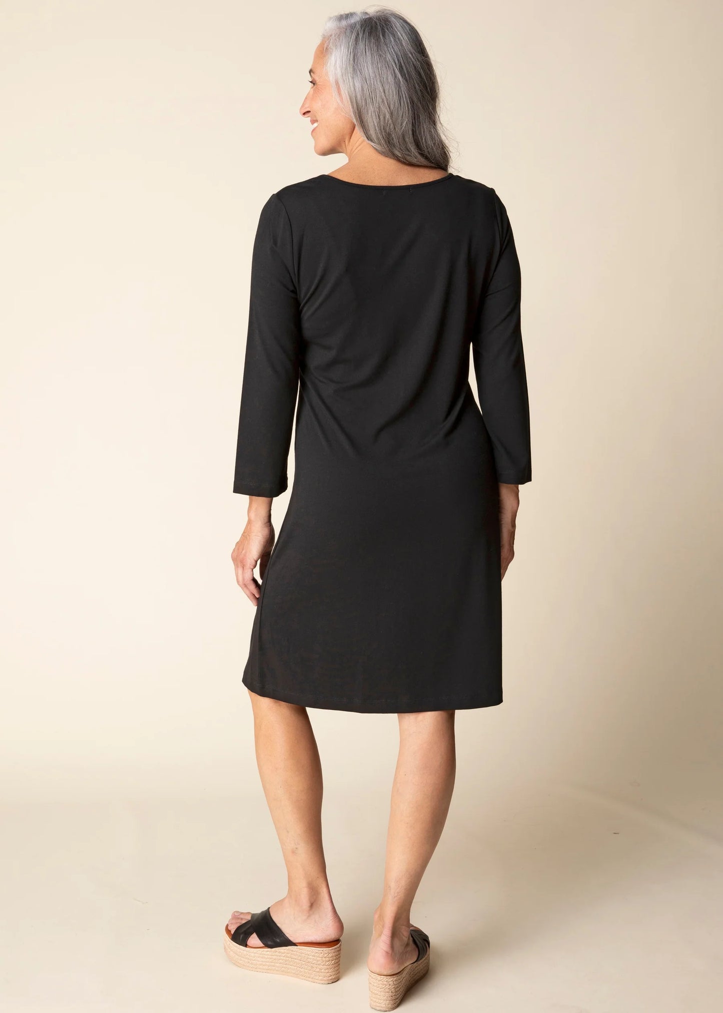 HABITAT GREENWICH DRESS - BLACK