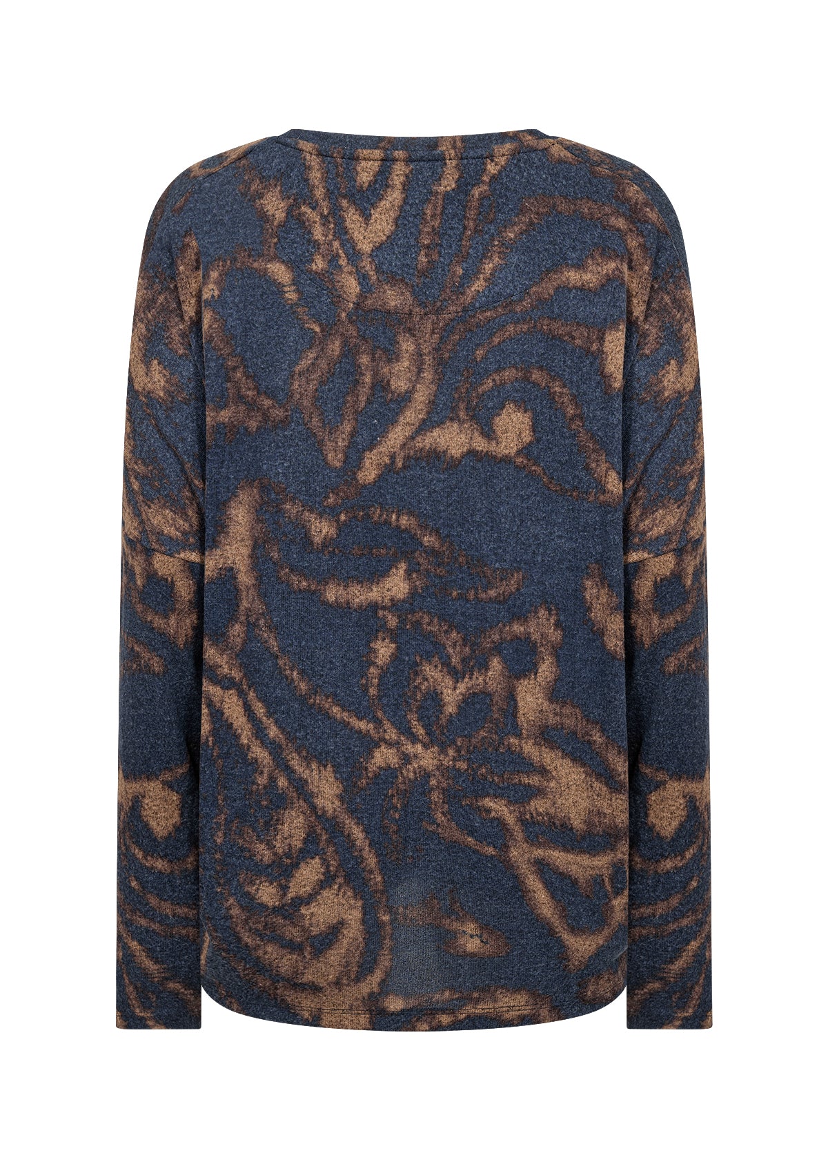 SOYACONCEPT BIARA TOP - NAVY MELANGE
