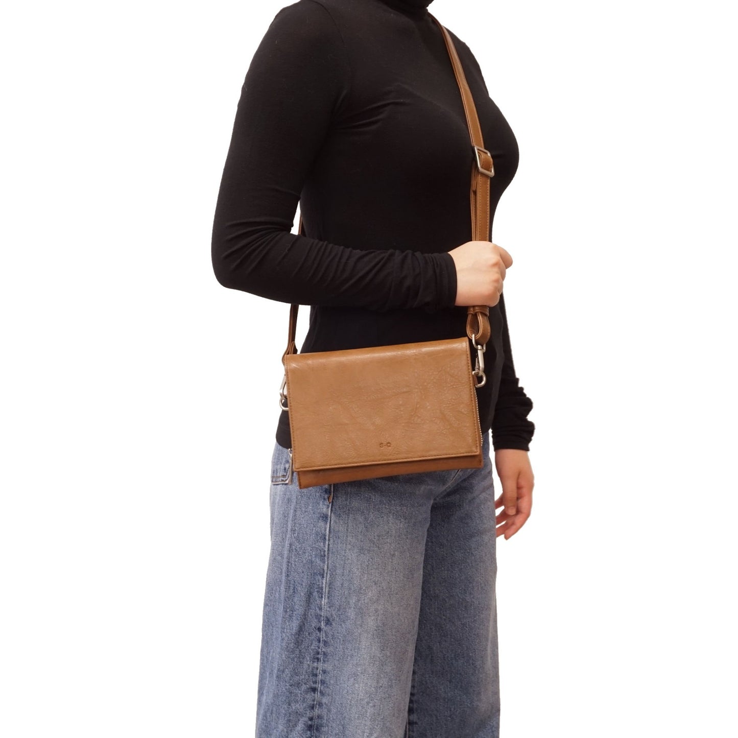 NITA CROSSBODY - BROWN