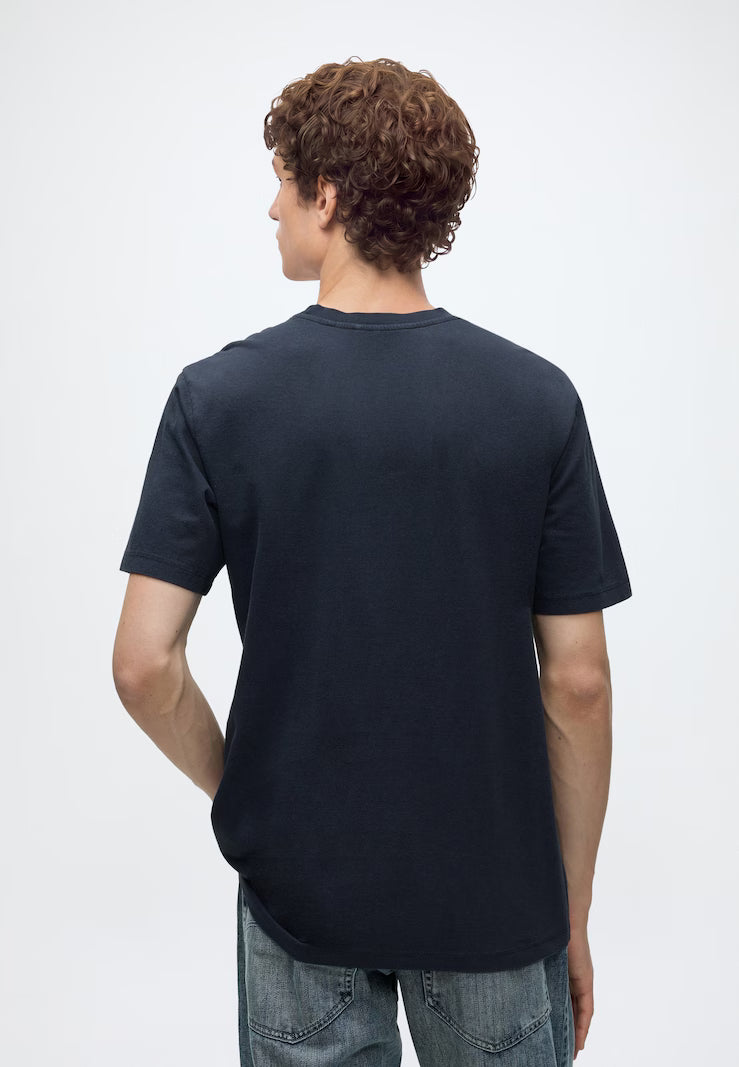 BLEND WASH T-SHIRT - NAVY