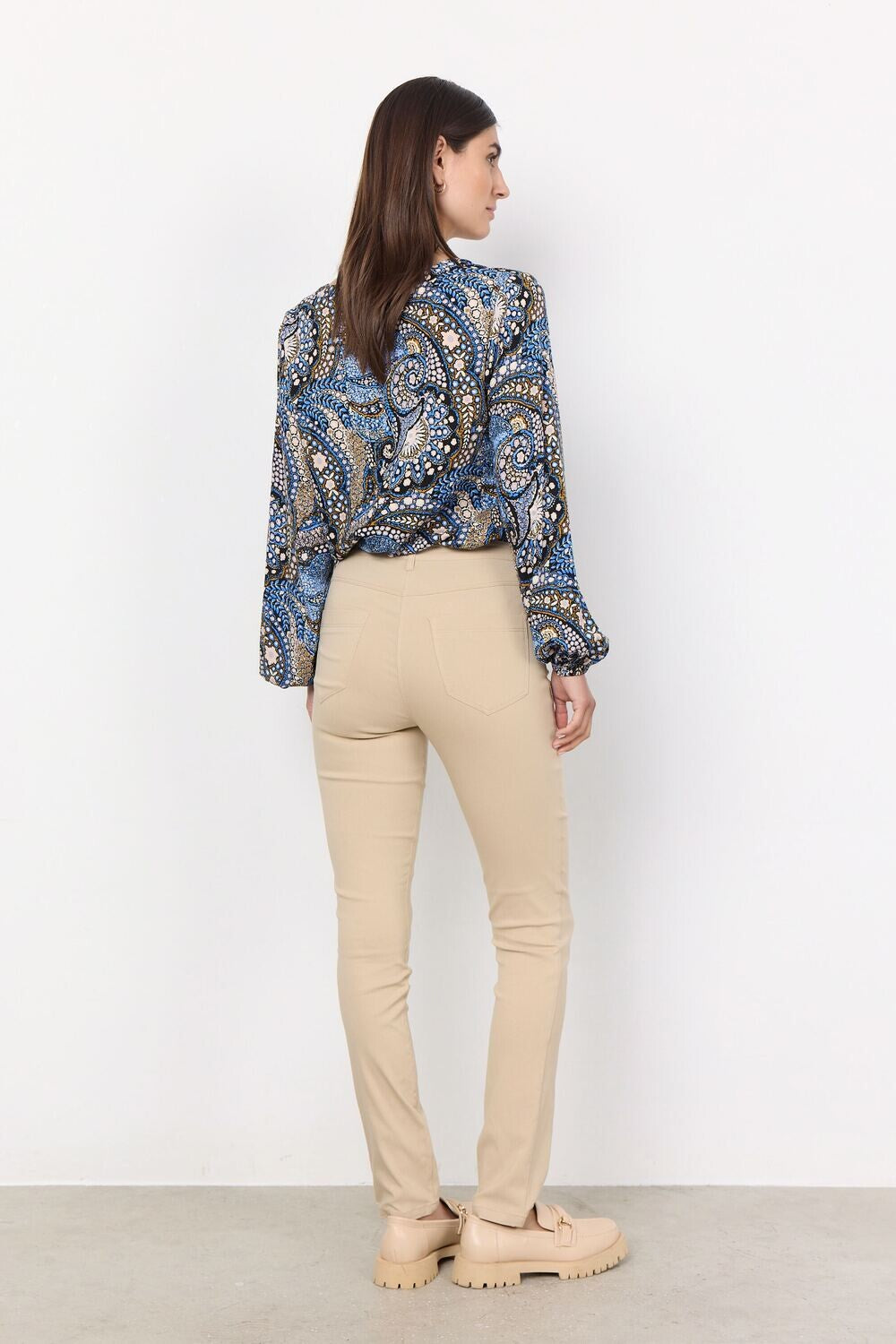 SOYACONCEPT LILLY SLIM LEG PANT - SAND - Vi-Leen's Fashions