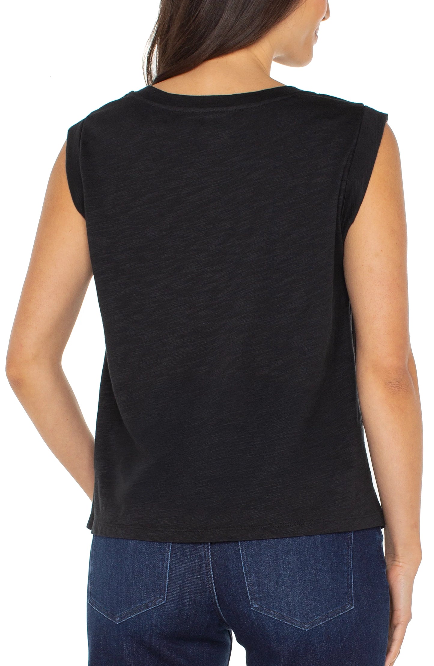 LIVERPOOL SLEEVELESS BLACK TOP