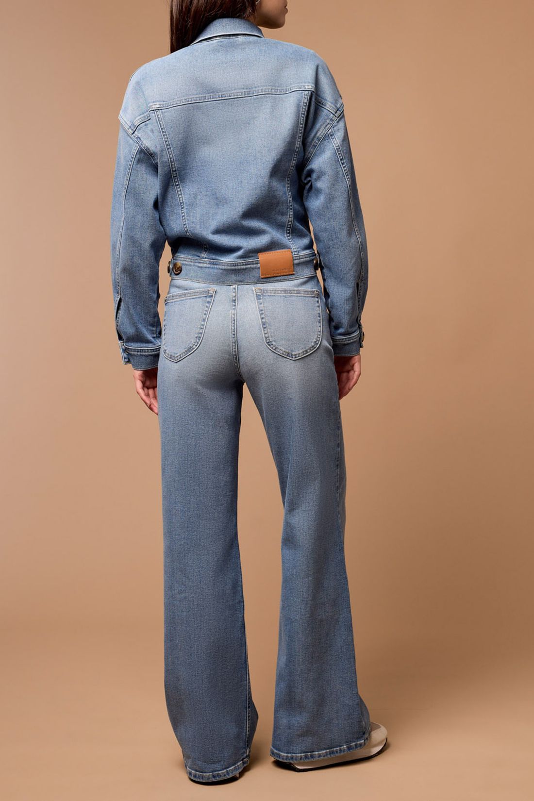 TRIBAL BROOKE HUGGING WIDE LEG JEAN - MED DENIM - Vi-Leen's Fashions