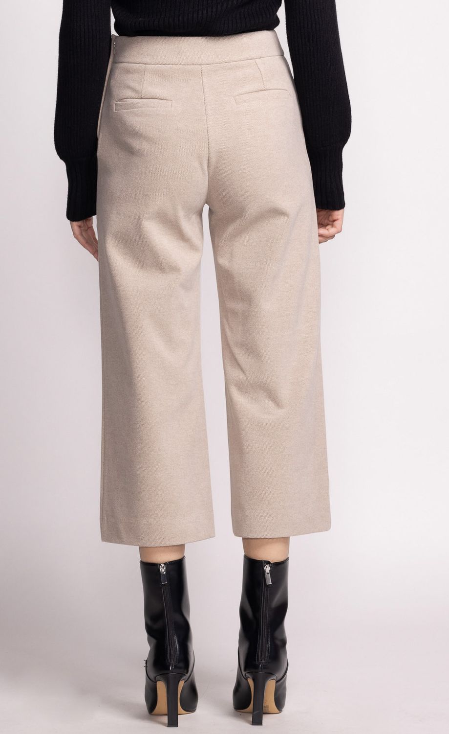 PINK MARTINI NADIA TROUSER - BEIGE - Vi-Leen's Fashions