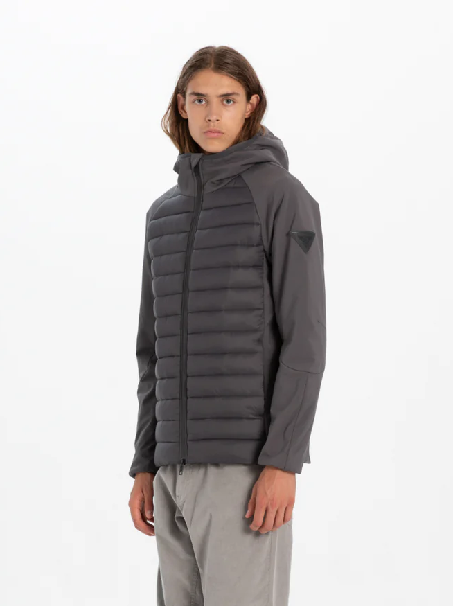 MENS POINT ZERO ULTRALIGHT MIDWEIGHT JACKET - CHARCOAL - Vi-Leen's Fashions