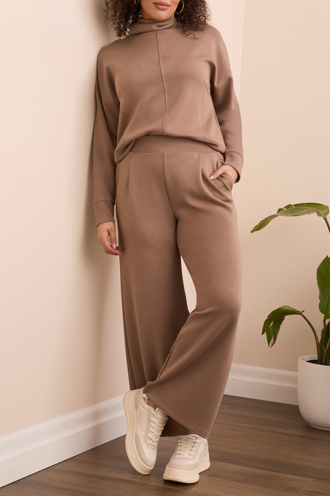 TRIBAL PULL ON PANT WITH POCKETS - FOSSIL