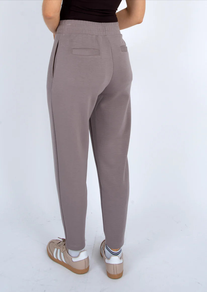RD STYLE JULINA SOFT KNIT PULL ON PANT - FOG