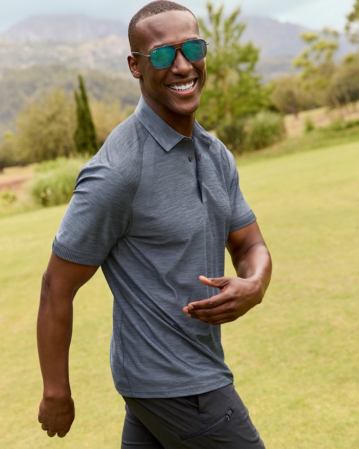 TOMMY BAHAMA PALM COAST POLO - TURBULENCE