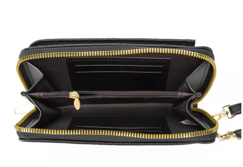 SOLINA PHONE CROSSBODY - BLACK - Vi-Leen's Fashions