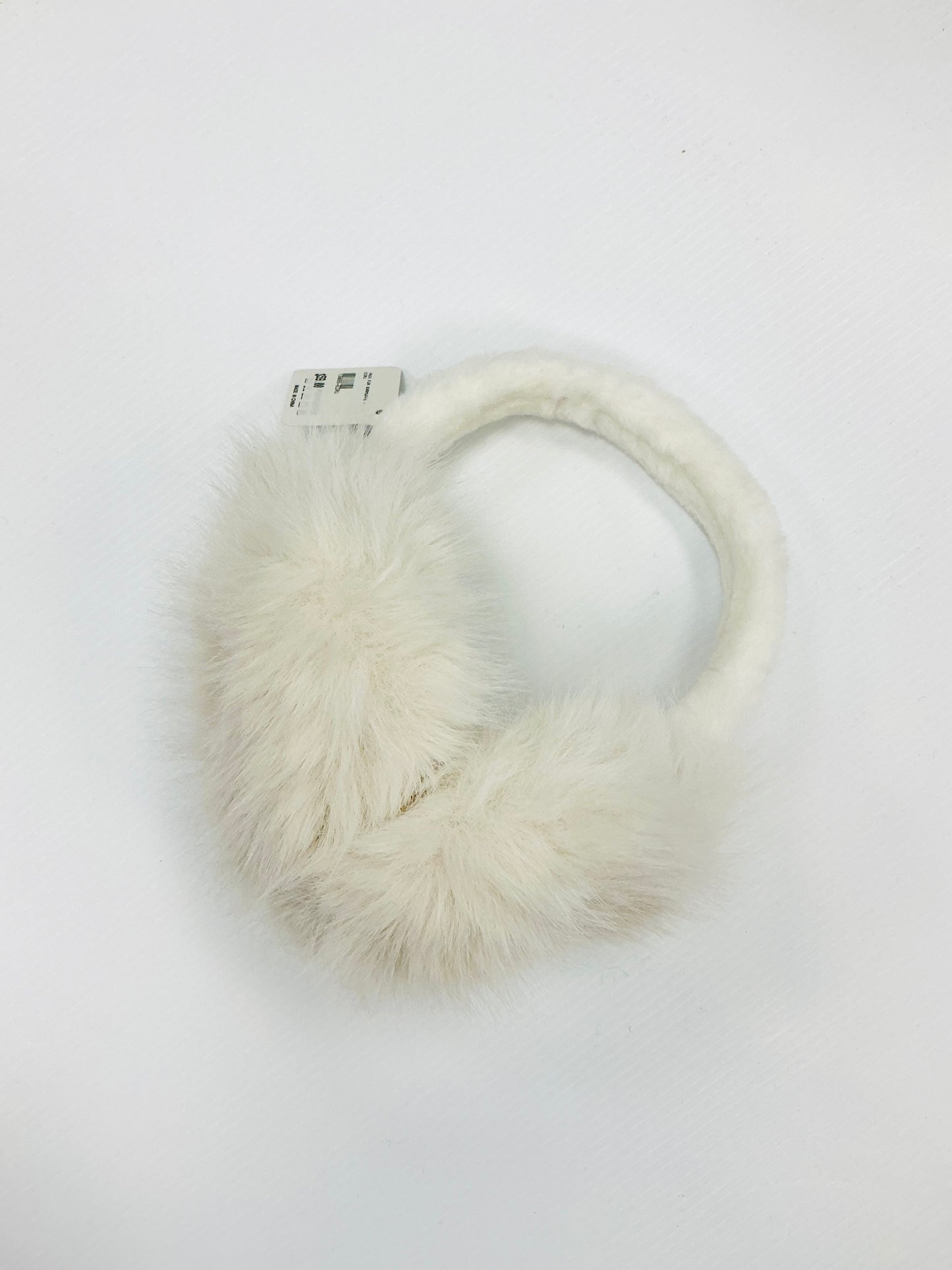 FAUX FUR EARMUFFS - ECRU