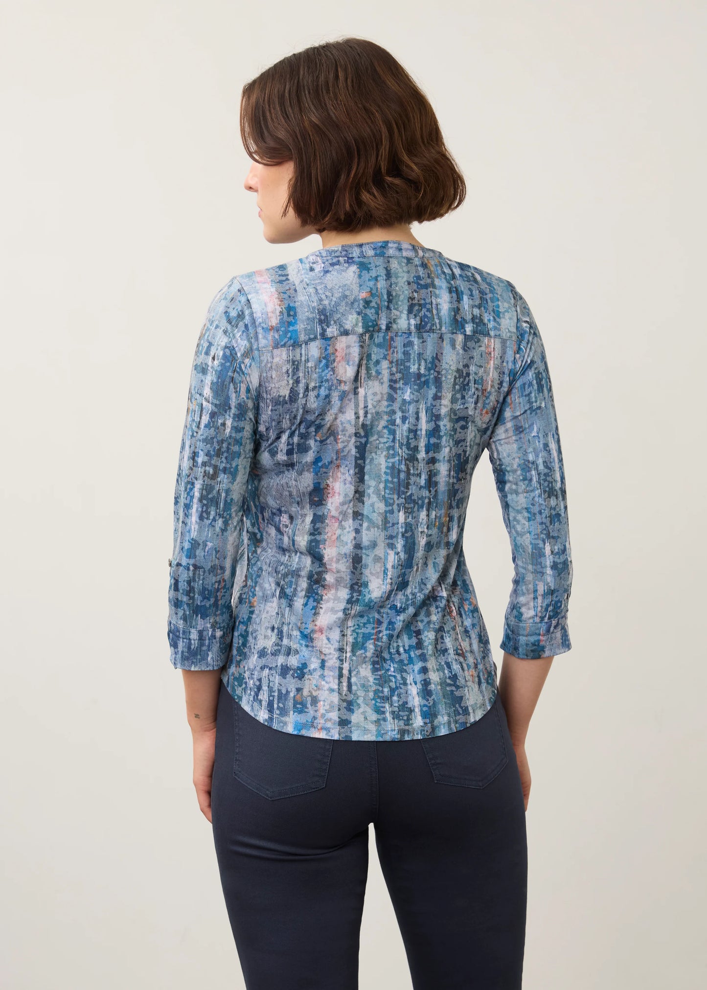 FDJ HENLEY TOP - GRAVITY INDIGO