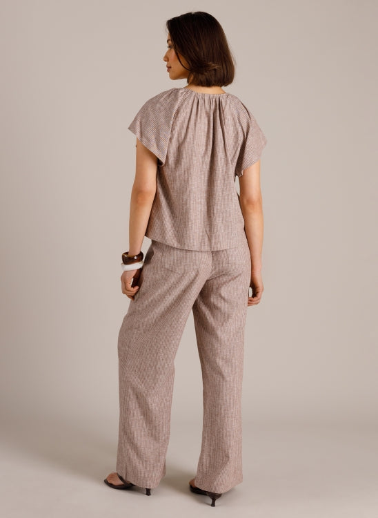 YEST MANON TOP - COFFEE BROWN - Vi-Leen's Fashions