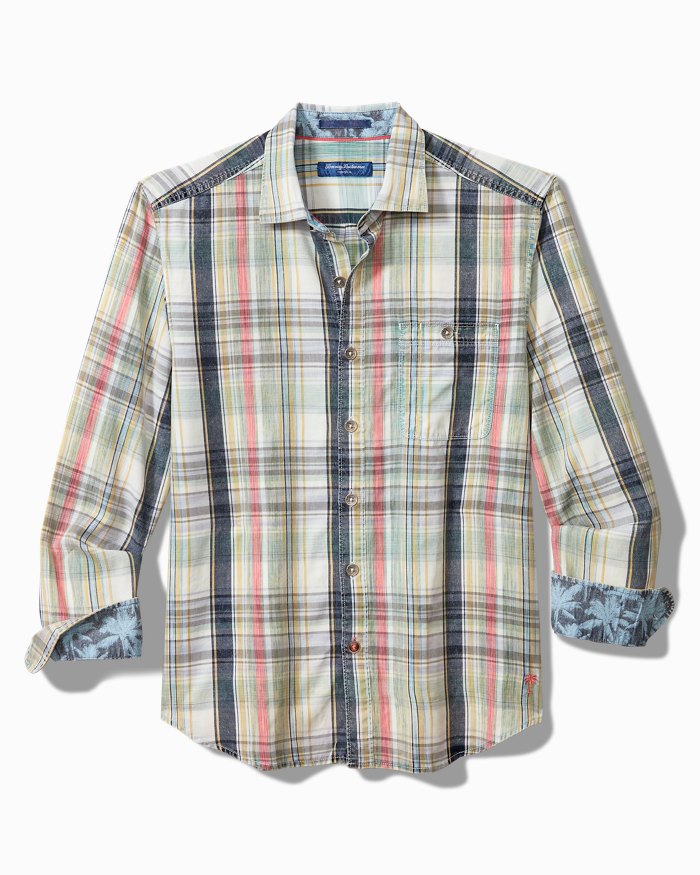 TOMMY BAHAMA HAZY FADE CHECK SHIRT