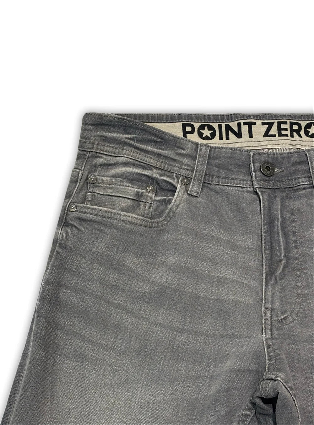 MEN'S POINT ZERO FLEX CLASSIC FIT DENIM - GREY