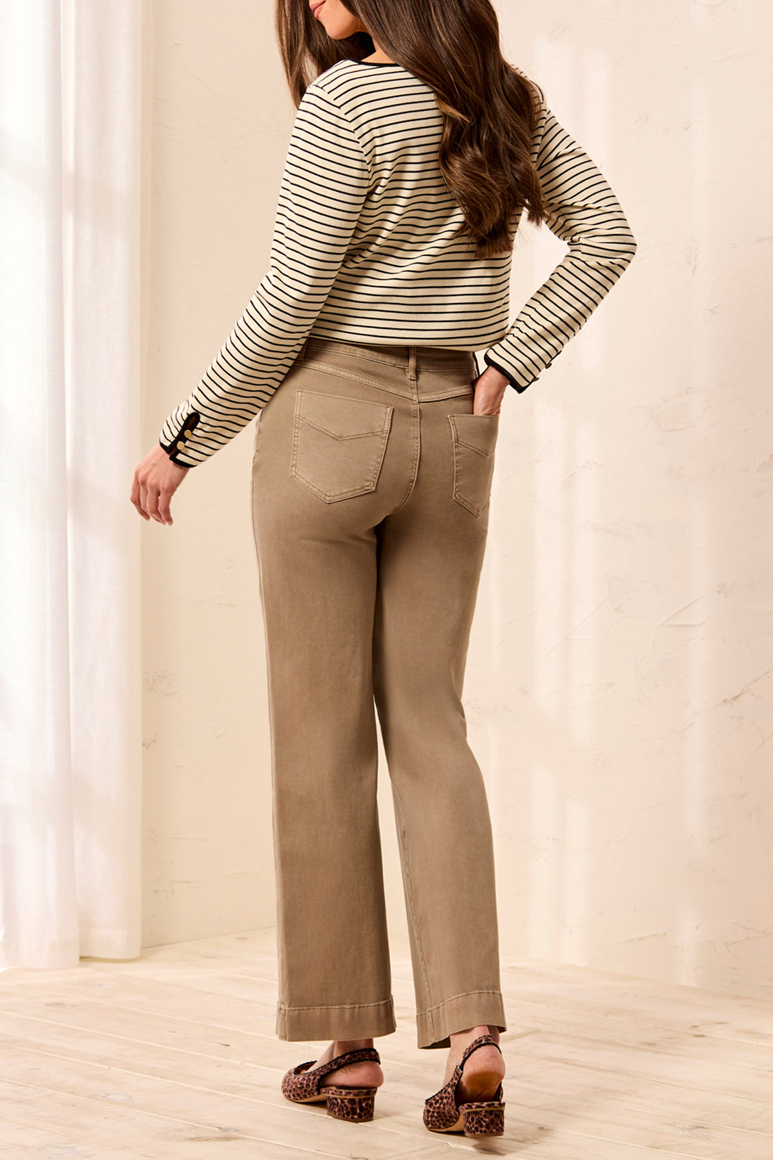 TRIBAL FLY FRONT 5 POCKET PANT - FOSSIL