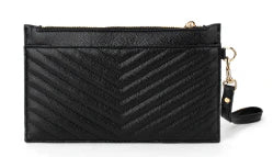 ABERDEEN WALLET WRISTLET - BLACK
