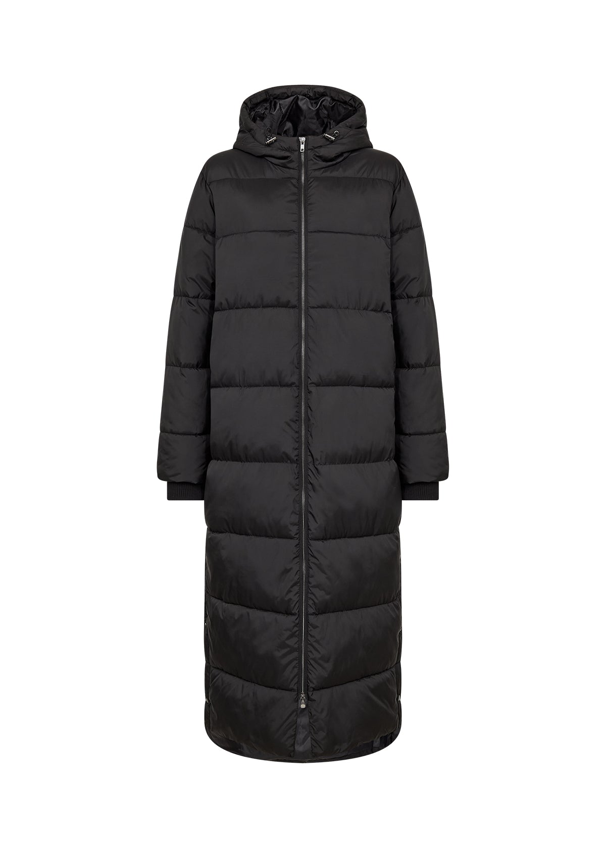 SOYACONCEPT SORINE LONG PUFFER COAT - BLACK