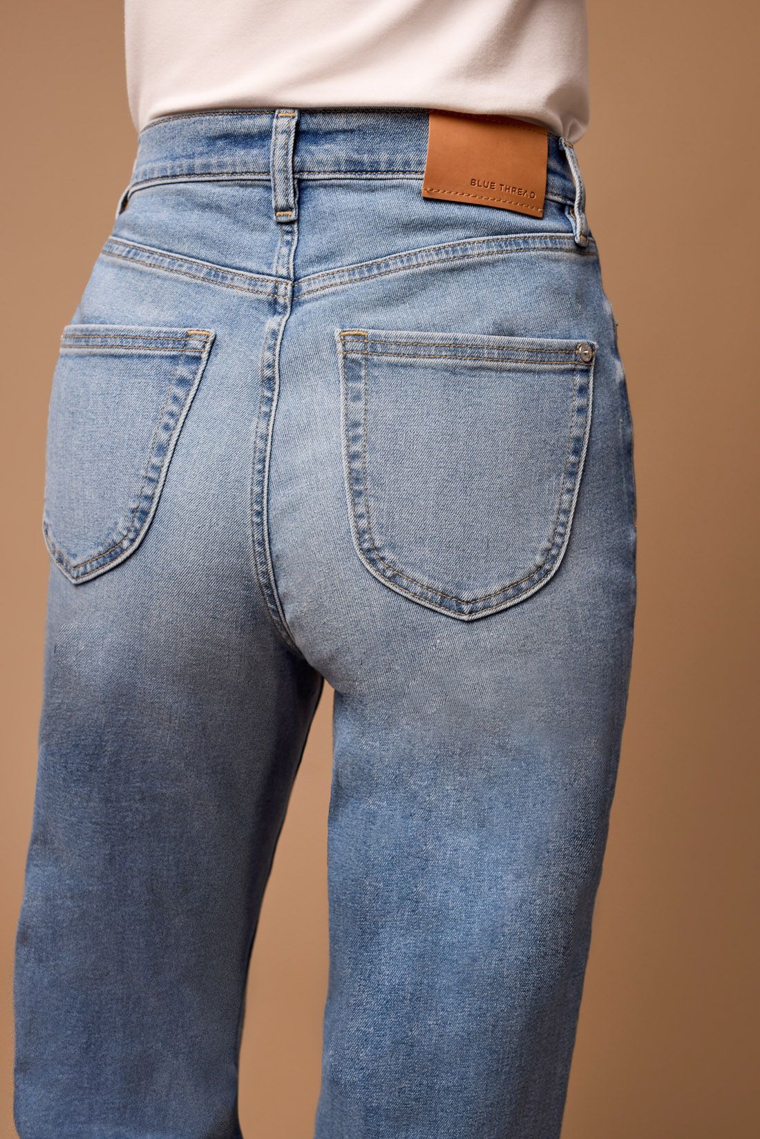 TRIBAL BROOKE HUGGING WIDE LEG JEAN - MED DENIM - Vi-Leen's Fashions