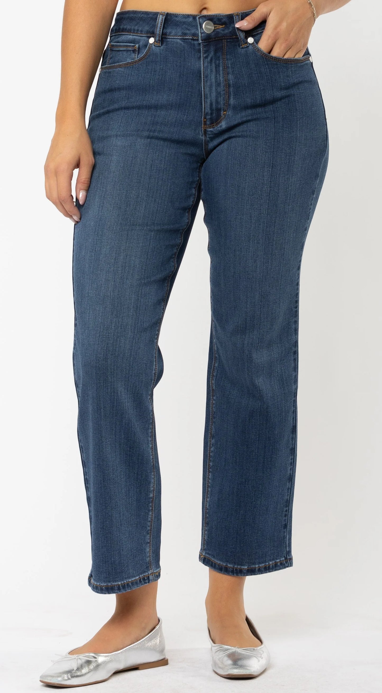 CARRELI PREMIUM ANKLE LENGTH WIDE LEG JEAN