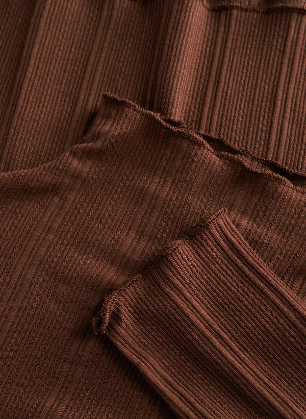 YEST UDELA TOP - BROWN