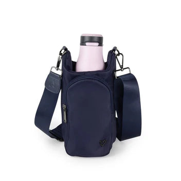 HIPSTER WATER BOTTLE CROSSBODY - MATTE NAVY