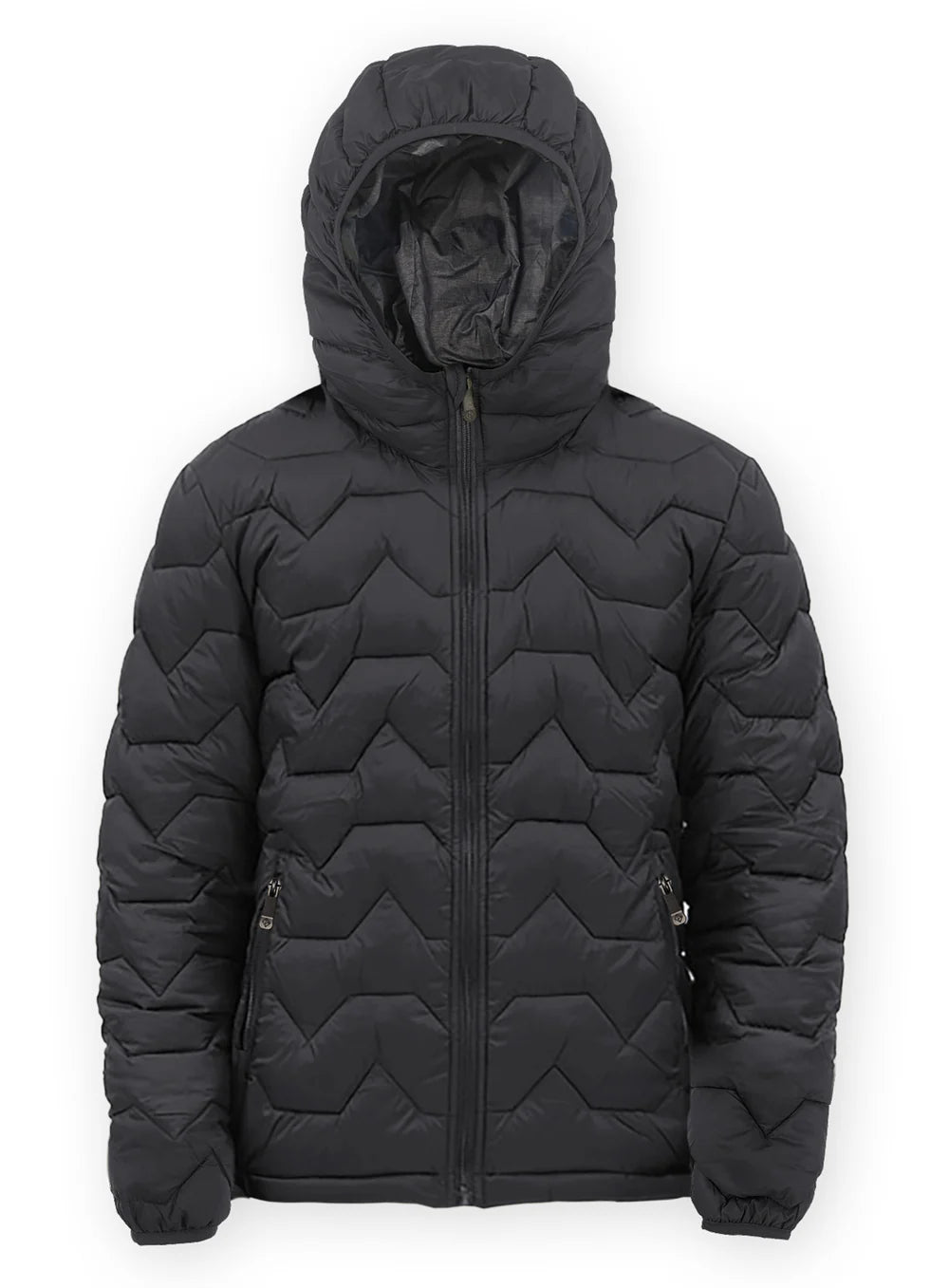 MENS POINT ZERO ULTRALIGHT QUILTED JACKET - BLACK - Vi-Leen's Fashions