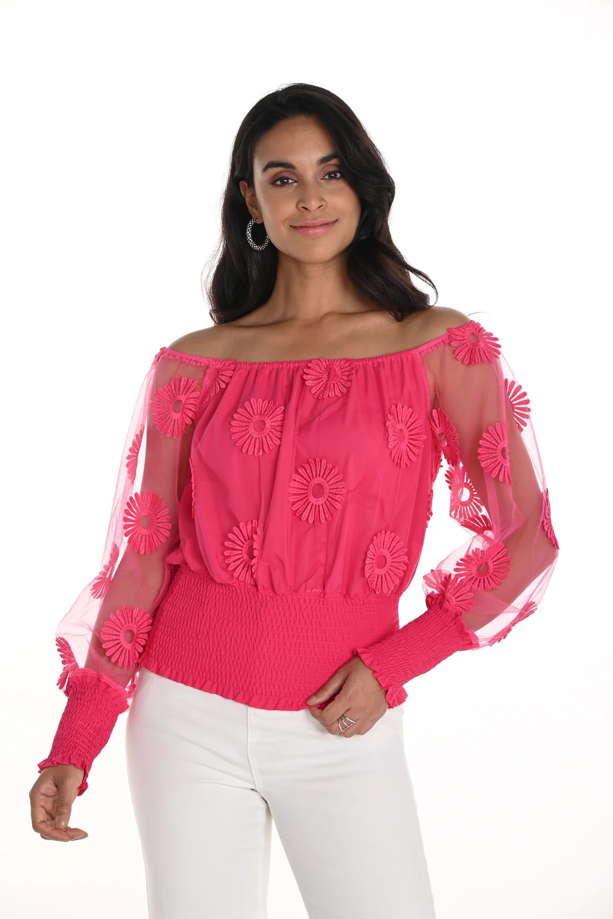 FRANK LYMAN FUSHIA TOP