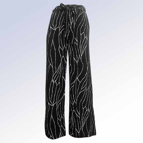 POINT ZERO PRINTED PANT - BLACK