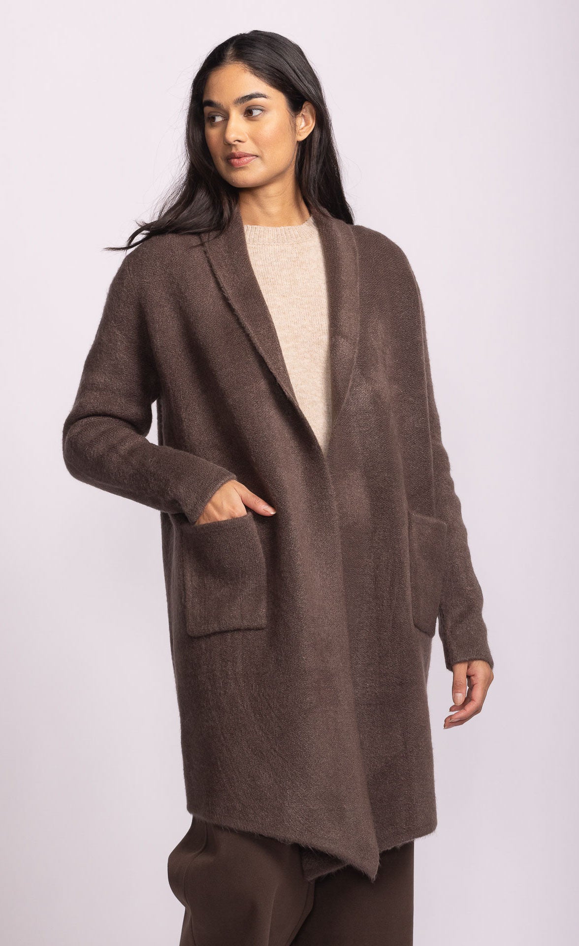 PINK MARTINI STOCKPORT JACKET - DARK BROWN