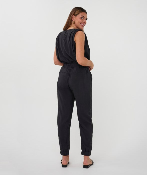 ESQUALO BLACK TROUSER - Vi-Leen's Fashions