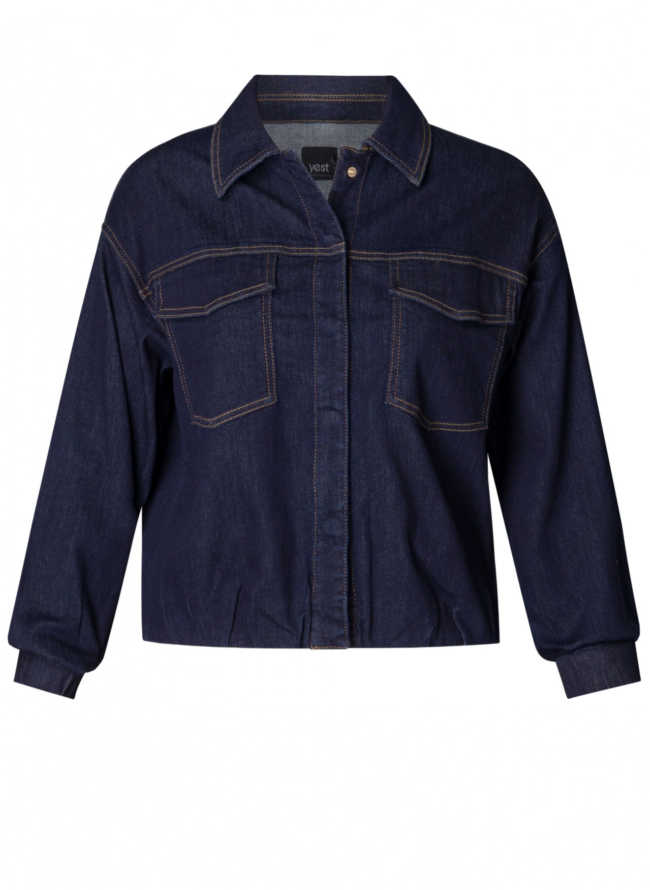 YEST BEATRIX DENIM JACKET - DARK RINSE