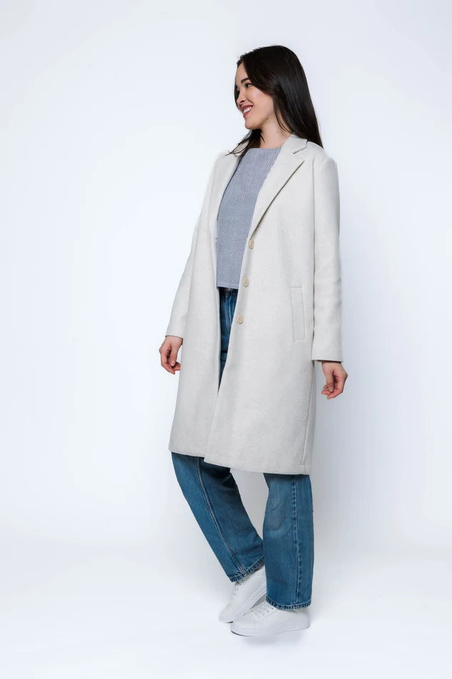 ORB AVEN CLOTH COAT - OATMEAL