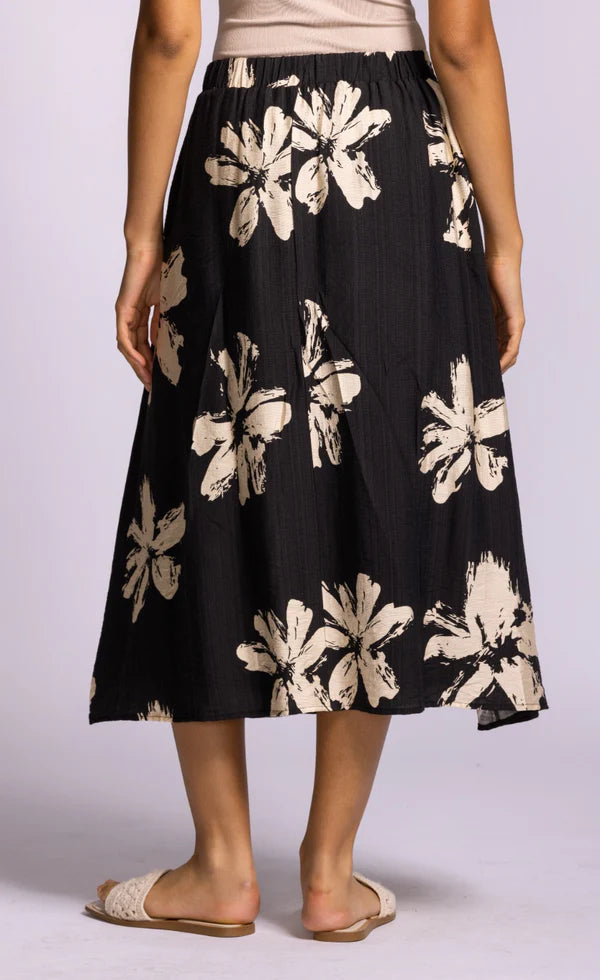 PINK MARTINI KESWICK SKIRT - BLACK - Vi-Leen's Fashions