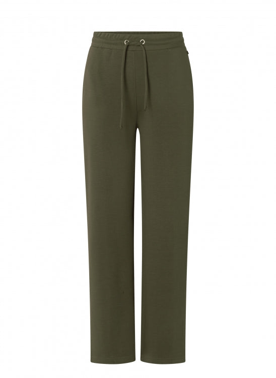 YEST OIRLA PANT WITH FRONT SEAMING - ARMY GREEN