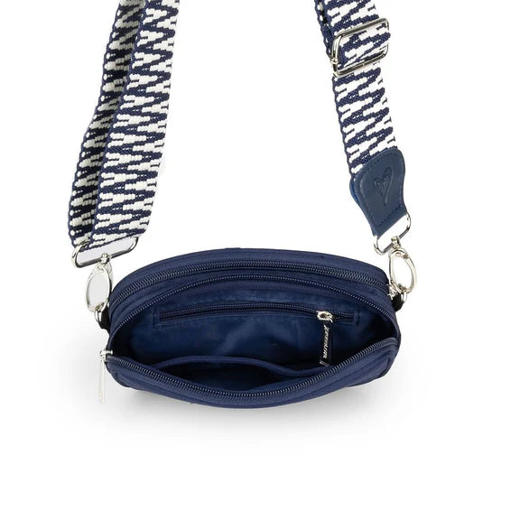 DUAL Z CROSSBODY - NAVY
