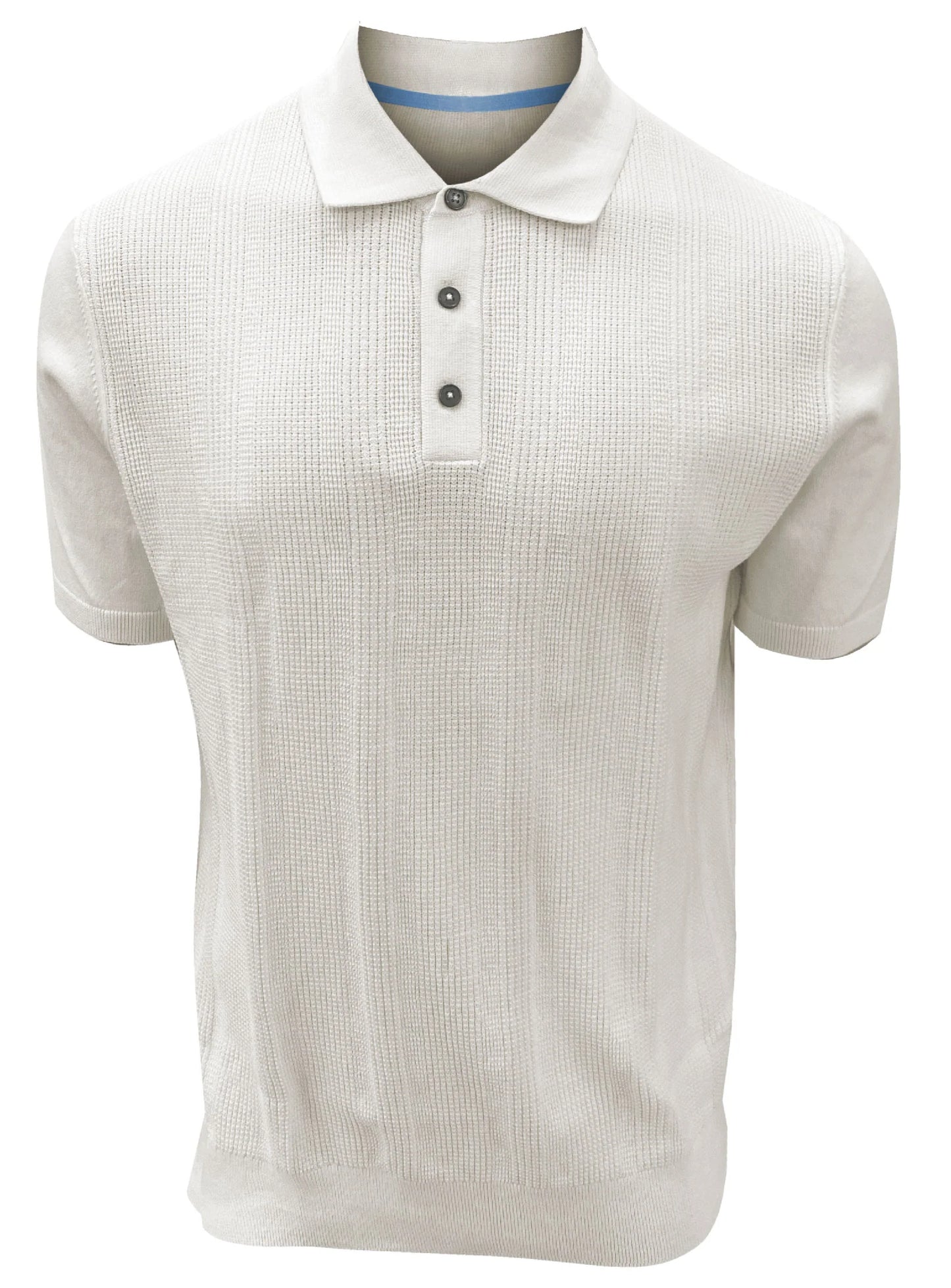 MEN'S POINT ZERO TEXTURED POLO - EGGSHELL - Vi-Leen's Fashions