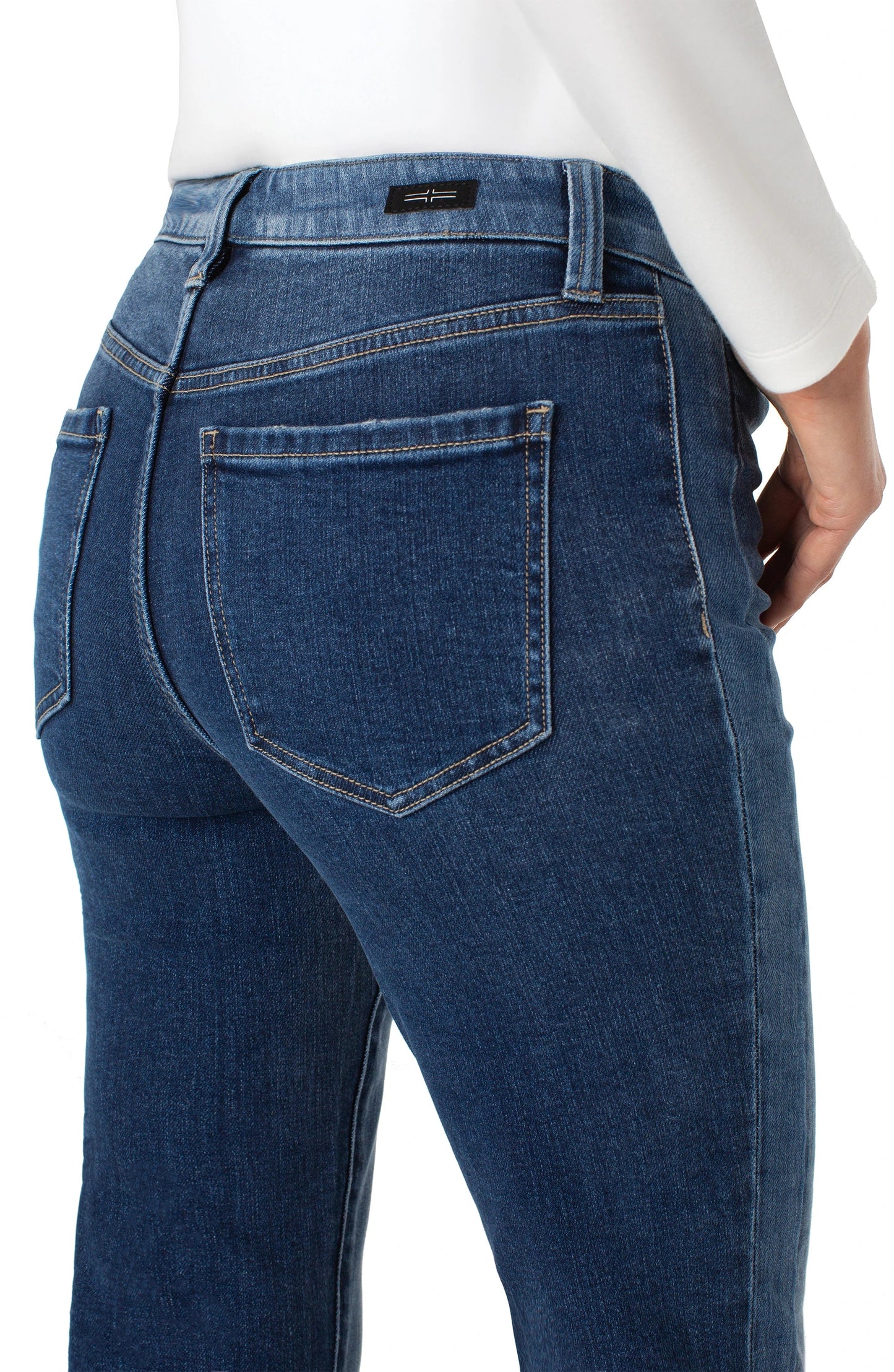 LIVERPOOL HANNAH FLARE WITH BLOCKING DETAIL - RIDGELY