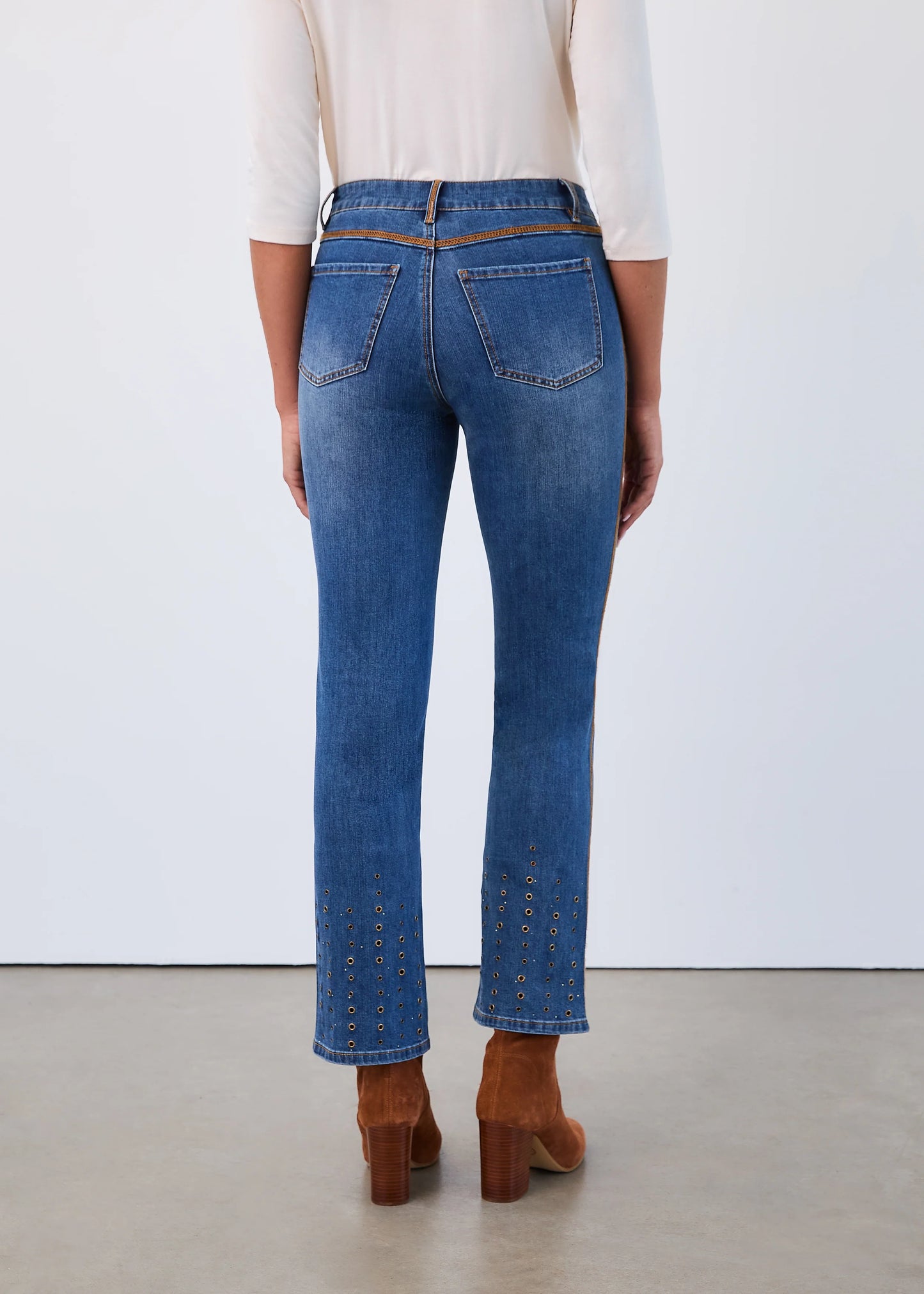 FDJ OLIVIA BOOTCUT JEAN - INDIGO