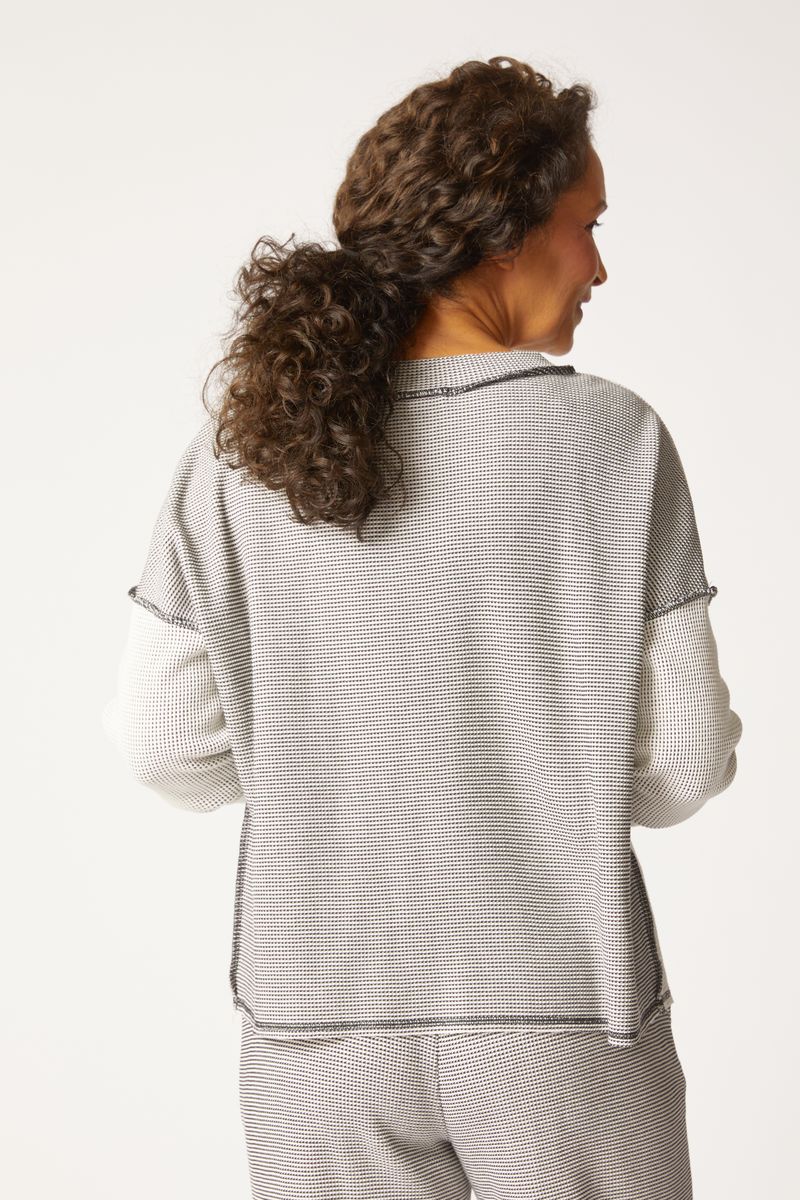 HABITAT INSIDE OUT PULLOVER - WINTER WHITE